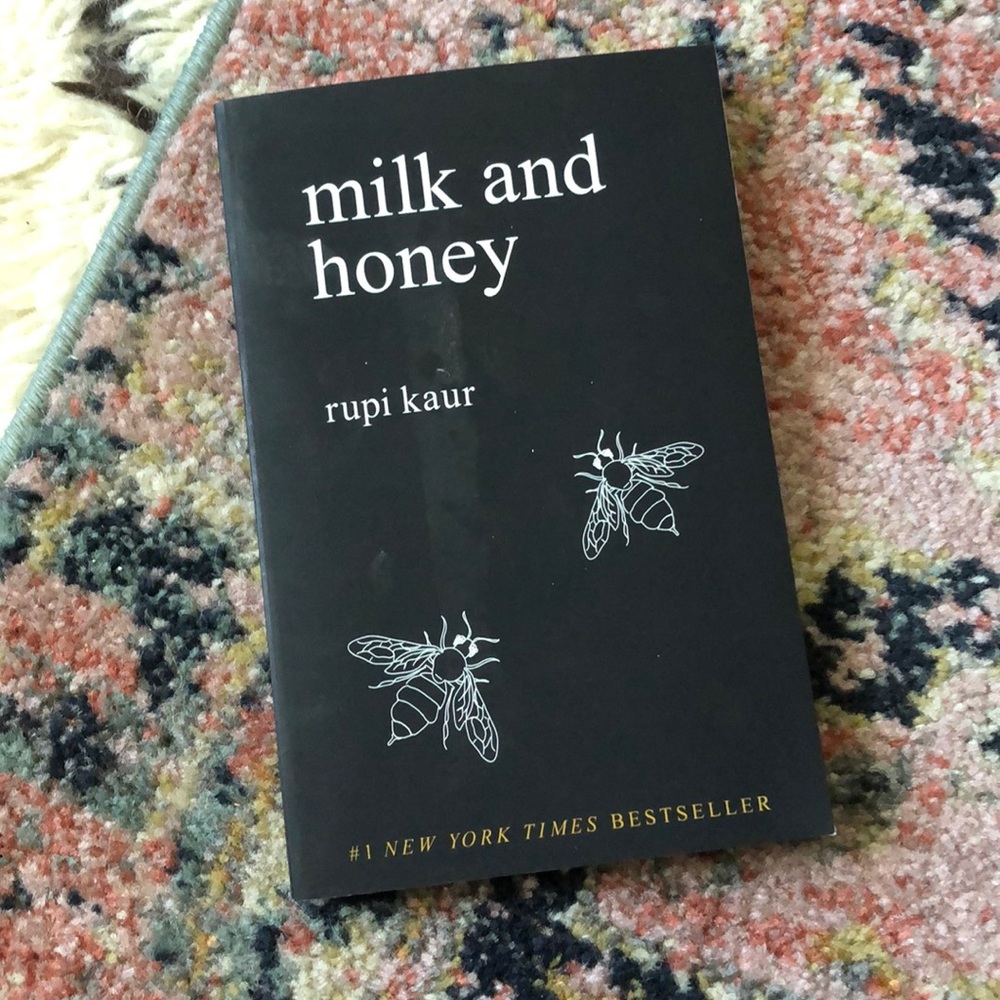 Milk and Honey Book Rupi Kaur Poem Poetry Light Reading Decor Bookshelf Classic